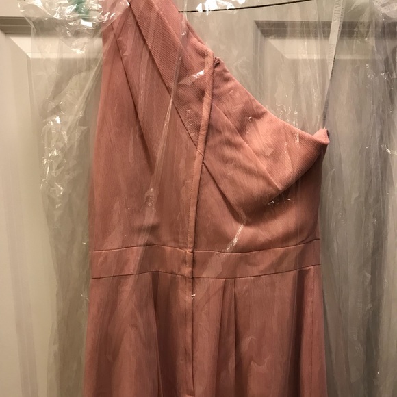 One shoulder bridesmaid/prom dress - Picture 4 of 6